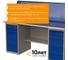 Верстак двухтумбовый IRONMEBEL ML5/ML5 с экраном 1400 M-ML5ML5MDCE1400 3