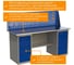 Верстак двухтумбовый IRONMEBEL ML4/ML4 с экраном 1600 M-ML4ML4MDCE1600 4