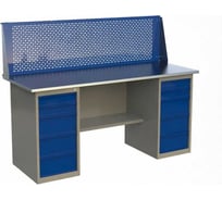 Верстак двухтумбовый IRONMEBEL ML5/ML5 с экраном 1600 M-ML5ML5MDCE1600