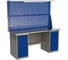 Верстак двухтумбовый IRONMEBEL ML4/ML4 с экраном 1600 и освещением M-ML4ML4MDCE1600ос 1