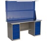 Верстак двухтумбовый IRONMEBEL ML5/ML5 с экраном 1800 и освещением M-ML5ML5MDCE1800ос