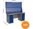 Верстак двухтумбовый ML6/ML6 с экраном 1800 и освещением IRONMEBEL M-ML6ML6MDCE1800ос 2