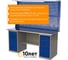 Верстак двухтумбовый ML6/ML6 с экраном 1800 и освещением IRONMEBEL M-ML6ML6MDCE1800ос 3
