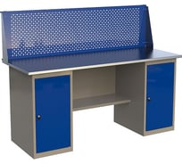 Верстак двухтумбовый ML/ML с экраном 1600 IRONMEBEL M-MLMLMDCE1600