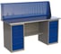Верстак двухтумбовый ML6/ML6 с экраном 1400 IRONMEBEL M-ML6ML6MDCE1400 1