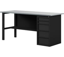 Верстак-стол BLACK с тумбой с ящиками, 1800 мм GREENBERG VERSTAK_BLACK_Y1_1800
