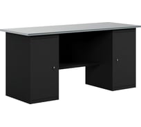Верстак-стол BLACK с двумя тумбами с дверцей, 2000 мм GREENBERG VERSTAK_BLACK_Т2_2000