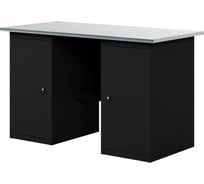 Верстак-стол BLACK с двумя тумбами, 1400 мм GREENBERG VERSTAK_BLACK_Т2_1400