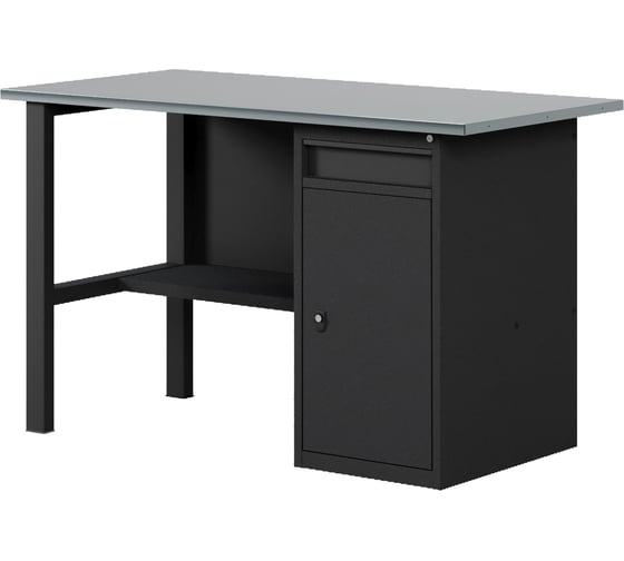 Верстак-стол Greenberg BLACK с тумбой/ящик 1200мм VERSTAK_BLACK_W1_1200 1