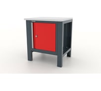 Верстак FERRUM Premium 745х650х850h мм, Столешница оцинкованная фанера 30 мм, Тумба с дверью 11.110-7016/3000