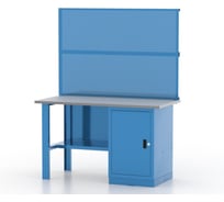 Верстак однотумбовый FERRUM с перфорированными панелями 1390х686х1805h 01.100L/2-5015