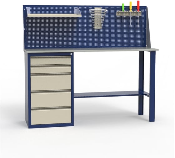 Верстак однотумбовый в комплекте Святогор ЛВ-1Т.05.00_сб5