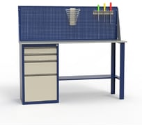 Верстак однотумбовый в комплекте Святогор ЛВ-1Т.04.00_сб4