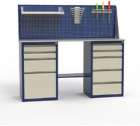 Верстак двухтумбовый в комплекте Святогор ЛВ-2Т.04.05_сб8