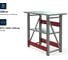 Верстак слесарный IRONMEBEL Ворк компакт 1000 (ZN) с полкой M-WRKCT.1000(ZN).F_F_100 3