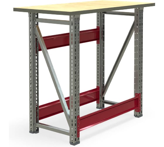 Верстак слесарный IRONMEBEL Ворк компакт 1000 M-WRKCT.1000.F_F_000