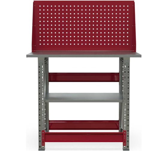 Верстак слесарный IRONMEBEL Ворк компакт 1000 (ZN) с полкой и экраном M-WRKCT.1000(ZN).F_F_101