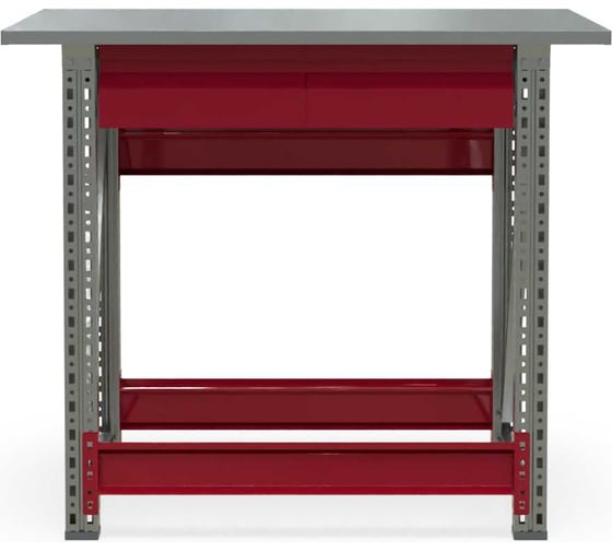 Верстак слесарный IRONMEBEL Ворк компакт 1000 (ZN) с ящиком M-WRKCT.1000(ZN).F_F_010