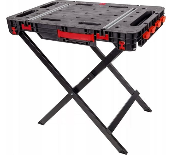 Складной рабочий стол DLT (Верстак) FoldPro с струбцинами и упорами, арт. 3855