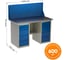 Двухтумбовый верстак HONEYCOMB ML5/ML5 с экраном 1400 M-НML5ML5MDCE1400 2