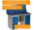 Двухтумбовый верстак HONEYCOMB ML4/ML4 с экраном 1400 M-НML4ML4MDCE1400 4