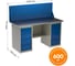 Двухтумбовый верстак HONEYCOMB ML5/ML5 с экраном 1600 M-НML5ML5MDCE1600 2
