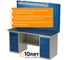 Двухтумбовый верстак HONEYCOMB ML4/ML4 с экраном 1800 и освещением M-НML4ML4MDCE1800ос 3