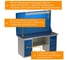 Двухтумбовый верстак HONEYCOMB ML4/ML4 с экраном 1800 и освещением M-НML4ML4MDCE1800ос 4
