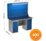 Двухтумбовый верстак HONEYCOMB ML/ML с экраном 1600 и освещением M-НMLMLMDCE1600ос 2