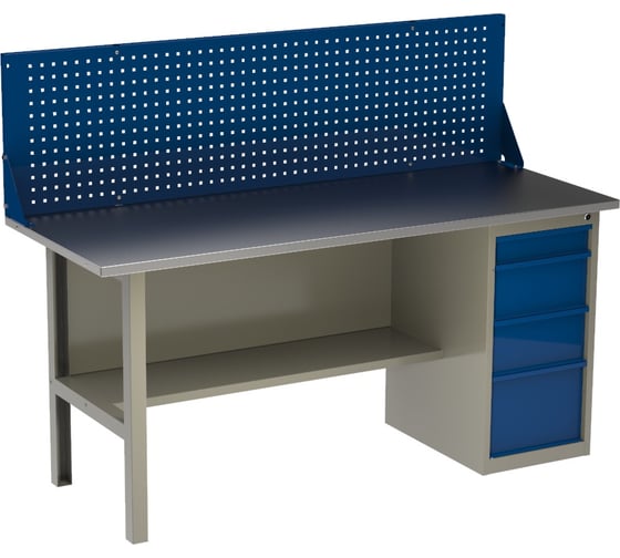 Однотумбовый верстак HONEYCOMB ML-4 1800 с экраном M-НOML4MDCE1800