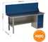 Однотумбовый верстак HONEYCOMB ML-6 1800 с экраном M-НOML6MDCE1800 2