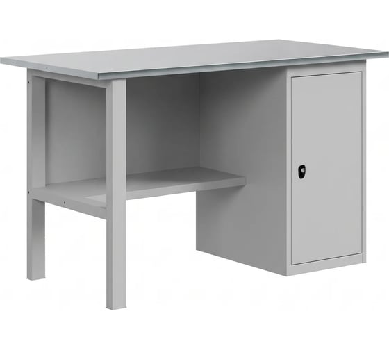 Верстак-стол с тумбой GREENBERG SILVER 1400мм VERSTAK_SILVER_Т1_1400