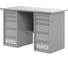 Верстак-стол с двумя ящиками GREENBERG SILVER 1400мм VERSTAK_SILVER_Y2_1400 1