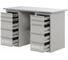 Верстак-стол с двумя ящиками GREENBERG SILVER 1400мм VERSTAK_SILVER_Y2_1400 2