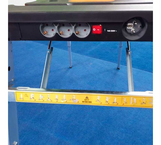 Многофункциональный верстак 7 в 1 с розетками Uniq tool VERTAK 1090x550, высота 520-780, нагрузка TH6101032