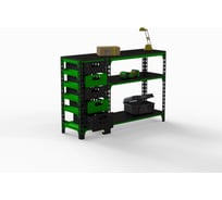 Стол-верстак Metalex c одной тумбой 950x1600x400 мм SVTI951640