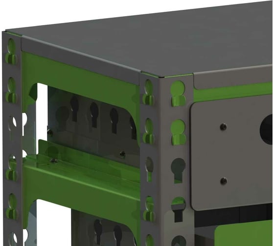 Стол-верстак Metalex c одной тумбой 950x1400x400 мм SVTI951440