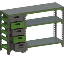 Стол-верстак Metalex c одной тумбой 950x1400x500 мм SVTI951450