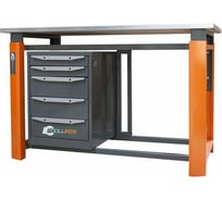 Однотумбовый верстак Toollbox с регулируемой столешницей серии TBP1500 (TB5)
