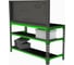 Металлический стол Metalex 750x1200x500 + две полки + перфопанель с комплектом аксессуаров SMMPIIPRIA751250 2