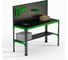 Металлический стол Metalex 750x1300x400 + перфопанель с комплектом аксессуаров SMMPRIA751340 1