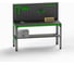 Металлический стол Metalex 750x1300x400 + перфопанель с комплектом аксессуаров SMMPRIA751340 3