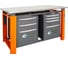 Двухтумбовый верстак Toollbox с регулируемой столешницей серии TBP1500 (TB3-TB4) 2