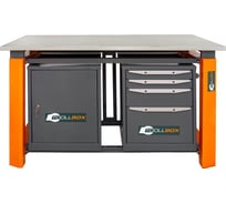 Двухтумбовый верстак Toollbox с регулируемой столешницей серии TBP1500 (TB0-TB4)