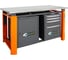 Двухтумбовый верстак Toollbox с регулируемой столешницей серии TBP1500 (TB0-TB4) 3