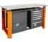 Двухтумбовый верстак Toollbox с регулируемой столешницей серии TBP1500 (TB0-TB6) 3