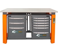 Двухтумбовый верстак Toollbox с регулируемой столешницей серии TBP1500 (TB3-TB6)