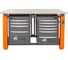 Двухтумбовый верстак Toollbox с регулируемой столешницей серии TBP1500 (TB4-TB6) 1