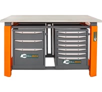 Двухтумбовый верстак Toollbox с регулируемой столешницей серии TBP1500 (TB3-TB7)