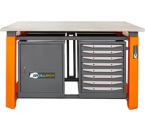 Двухтумбовый верстак Toollbox с регулируемой столешницей серии TBP1500 (TB0-TB8)